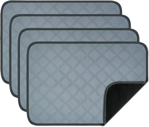 Miniatura 8 de RIOUSSI Almohadillas lavables para orina de perros, reutilizables, absorbentes, a prueba de fugas, antideslizantes, para entrenamiento de orinal