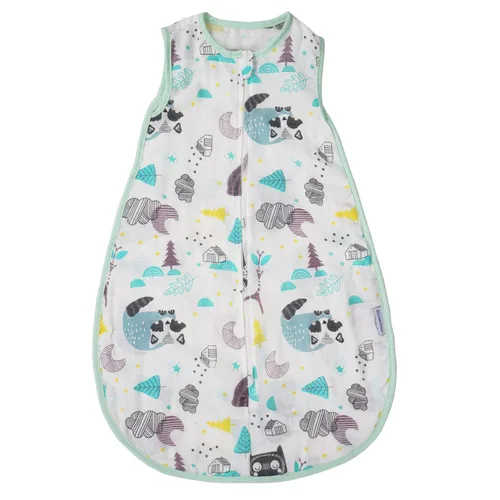 Miniatura 9 de Saco de dormir para niños pequeños (2-3T) ligero de algodón de 0.5 tog para verano, manta de verano para bebé, saco de dormir para bebé, delgado