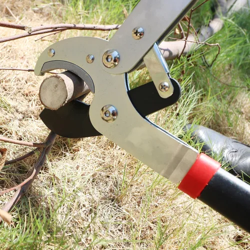Miniatura 7 de GARTOL Cortador de yunque resistente, tijeras de podar de árbol de 29 pulgadas, con una hoja de acero SK5 de repuesto, acción compuesta para cortar