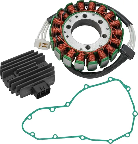 Miniatura 6 de Caltric Rectificador de estator y regulador con junta compatible con Kawasaki Versys 650 Kle650 2007-2014