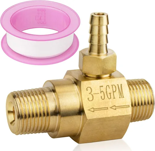 Inyector químico de 3-5 Gpm 100775 para lavadora a presión de bomba general, inyector de jabón aguas abajo de la lavadora eléctrica, conexión rápida