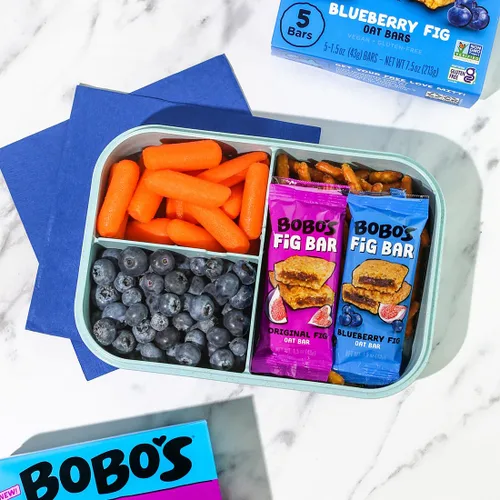 Miniatura 8 de Bobo's Variedad de barras de higo, 10 originales y 10 arándanos, ingredientes simples, avena integral, a base de plantas, sin OMG, barras