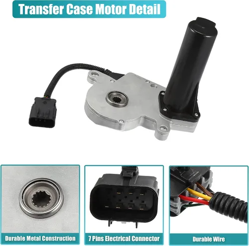 Miniatura 5 de Motor del codificador de cambio de la caja de transferencia 4WD X AUTOHAUX para Chevy Silverado Avalanche Suburban Tahoe para Ram 1500 2500 para GMC