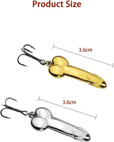 Miniatura 2 de 4Pcs Funny Fishing Lures, Top Water Bass Fishing Lure, Bass Fishing Gear Spinner Baits Freshwater Saltwater Fish Equipment Fish Hook Gift for
