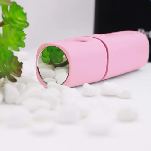 Miniatura 2 de Nano Facial Vapor Mist Spray Extensiones de pestañas Limpieza de poros Agua SPA Hidratante Rociador Facial Hidratante USB Recargable Mini