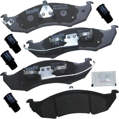 Miniatura 443 de Pastillas de freno delanteras cerámicas Bendix Priority1 CFC2302 para Hyundai Elantra 2021, Sonata 2022-2020, Kia K5 2023-2021