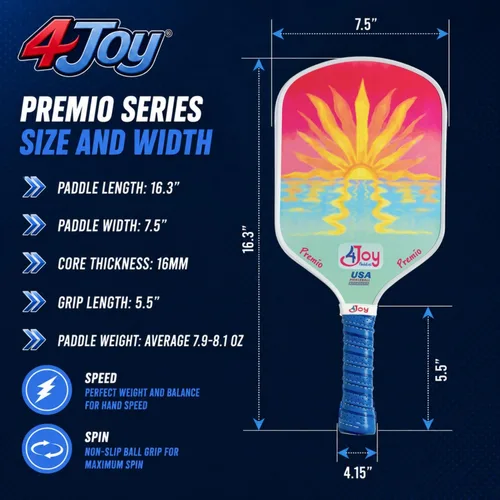 Miniatura 3 de 4Joy Serie Premio de paleta de pickleball