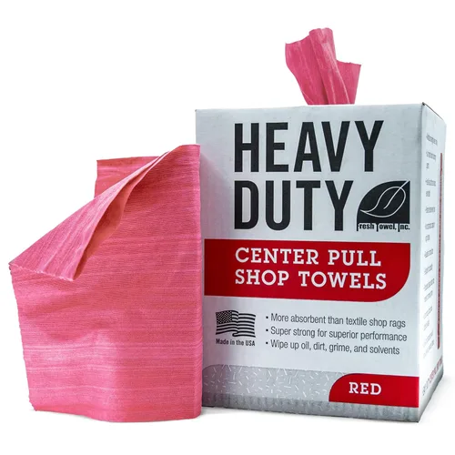Miniatura 8 de Fresh Towel FT800 - Toallas de taller resistentes de color blanco, 160 hojas, 9 x 12 pulgadas, desechables, para pintores, contratistas, automoción