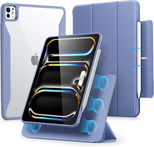 Miniatura 11 de ESR Funda para iPad Pro de 11 pulgadas (2022/2021/2020/2018, 4ª/3ª/2ª/1ª generación) con soporte para lápiz, cubierta magnética extraíble, soporte