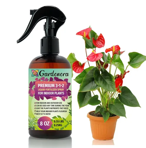 Gardenera Fertilizante en aerosol multiusos profesional para jardinería doméstica, listo para usar, 3-1-2, alimento suave para plantas para hojas y