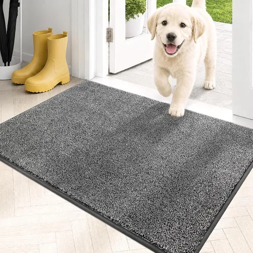 Miniatura 77 de PURRUGS Alfombra de área de fácil cuidado de 4 x 6 pies, antideslizante, lavable a máquina, tapete para puerta de perro, resistente a las manchas