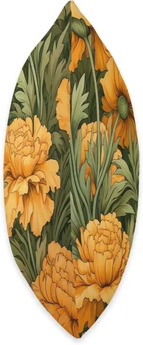 Miniatura 2 de Marigold Flower Cojín floral encantador, 16 x 16, multicolor