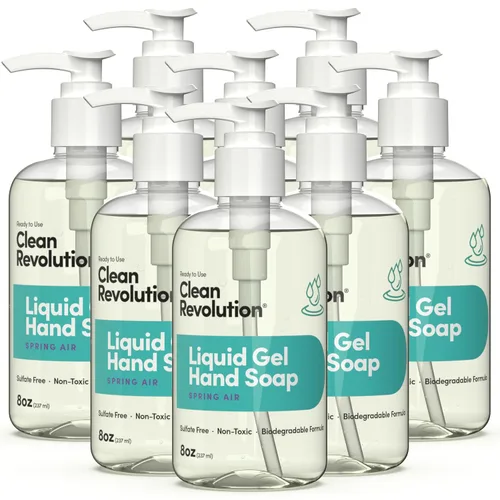 Miniatura 18 de Clean Revolution Jabón de manos en gel líquido, líquido sedoso rico, espuma rápida, enjuague rápido, contiene aceites esenciales reales
