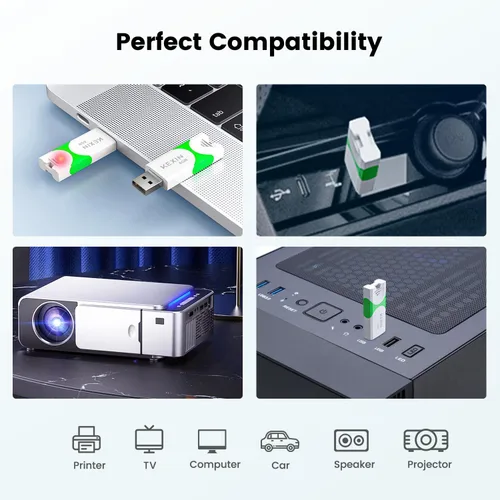 Miniatura 5 de KEXIN Unidad Flash de 8GB Paquete de 10 Unidad Flash USB 2.0 de 8 GB Unidad Thumb 2.0 Unidad USB a Granel Unidad Jump Giratoria Unidad Pen