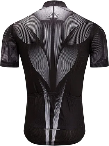 Miniatura 98 de Weimostar Hombre Ciclismo Jersey Manga Corta Bicicleta Ropa Multicolor Diamante
