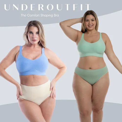 Miniatura 4 de Underoutfit Wireless Compression Everyday Bras for Women - Small to Plus Sizes