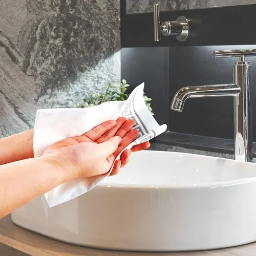 Miniatura 6 de LITOPAK Paquete de 200 toallas de mano de papel para baño, toallas de invitados desechables y servilletas de papel desechables para el baño, cocina