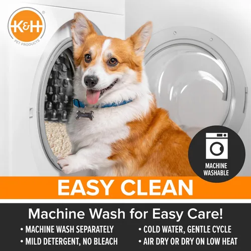 Miniatura 5 de K&H Pet Products Almohadilla para cuna para perro (la cuna se vende por separado), cama cómoda con parte superior acolchada para camas elevadas
