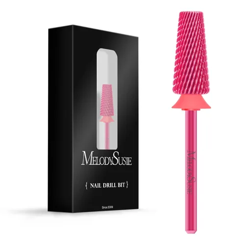 Miniatura 8 de MelodySusie Super Cut Edition Brocas para Uñas 5 en 1, Brocas Multifunción de Carburo de Tungsteno de 3/32'', Adecuadas para Manicura Pedicura