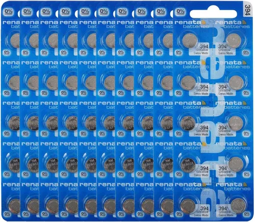 Miniatura 11 de Renata 394 SR936SW Baterías – 1.55 V Óxido de Plata 394 Batería de reloj (2 unidades)