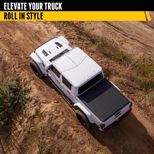 Miniatura 4 de RealTruck TruXedo Lo Pro - Cubierta tonneau suave enrollable para caja de camioneta 597301 Se adapta a Nissan Titan 2016 - 2024 con o sin
