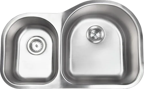 Miniatura 11 de MSI Fregadero y colador de cocina de acero inoxidable calibre 16 50/50 de 32 pulgadas