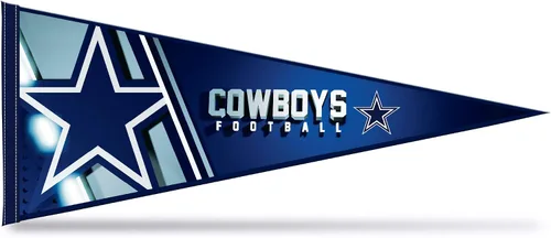 Miniatura 21 de Rico Industries NFL Football Primary 12" x 30" Felt Wall Décor Pennant - Great for Home/Bed Room/Man Cave Décor