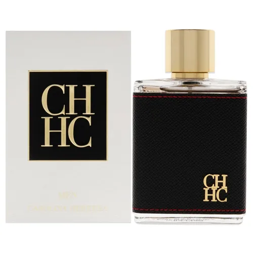 Carolina Herrera Fragancia Ch para hombre, aroma ámbar de madera coriácea y aventura, comienza con la calidez de la madera y el tacto suave del