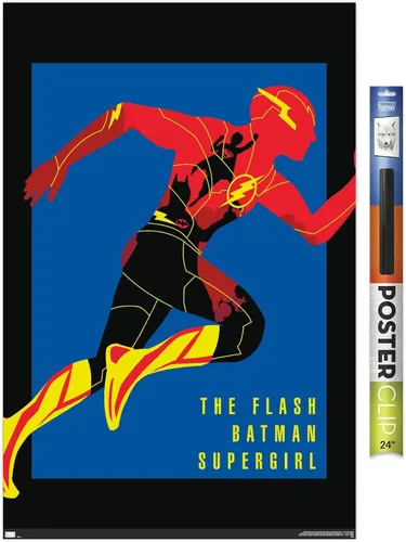 Miniatura 17 de Trends International DC Comics Movie The Flash - Póster de pared de héroes Versión enmarcada de caoba