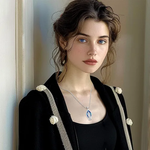 Miniatura 129 de Eusense San Miguel San Cristóbal San Benito San Judas Virgen María Collar chapado en oro 925 joyería religiosa para hombres y mujeres, collar