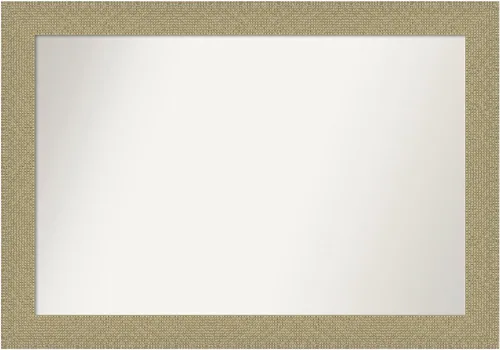 Miniatura 102 de Amanti Art Espejo de pared personalizado no biselado (24.25 x 24.25 pulgadas), marco dorado de mosaico, varios tamaños personalizados, espejo