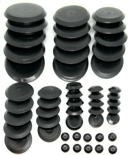 50 piezas de tapones de plástico para agujeros redondos - Tapones para carrocería de automóviles - Tapones para carrocería - Tapones para chapa