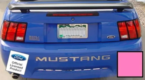 Miniatura 8 de Adhesivos de letras para parachoques trasero para Ford Mustang Negro (Brillo) -CB (se adapta a 1999-2004)