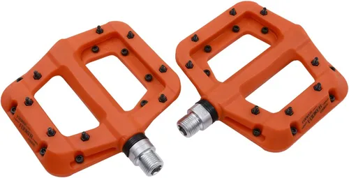 Miniatura 9 de FOOKER Pedales MTB para bicicleta de montaña, 3 rodamientos, antideslizantes, ligeros, de fibra de nailon, pedales de plataforma de bicicleta
