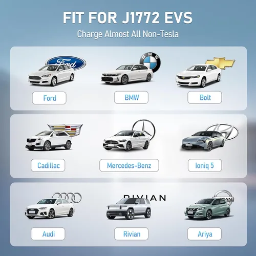 Miniatura 5 de Adaptador Tesla a J1772, Carga Rápida Máx 80A 240V Adaptador de Carga EV J1772 Compatible con Ford, Cadillac, Rivian, BMW, Benz Coches Eléctricos