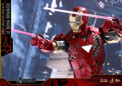 Miniatura 6 de Hot Toys Figura de Marvel The Avengers Iron Man Mark VI DIECAST a escala 1/6
