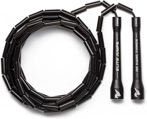 Elite Jumps - Cuerda de saltar con cuentas de 1 pulgada de Do Hard Things | Cuerda de saltar cruzada para tu equipo de ejercicio | Cuerda de saltar