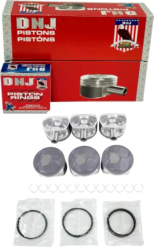 DNJ PRK3212 Kit de pistón y anillo para Buick Cadillac Chevrolet GMC Saturn Acadia Limited Camaro CTS Enclave LaCrosse Outlook STS Traverse 3.6L V6