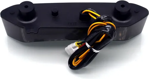 Miniatura 4 de MZS Luz trasera para motocicleta, LED integrada, señal de giro intermitente, lente ahumada compatible con YZF R1 2002-2003 / WR250R 2010-2017