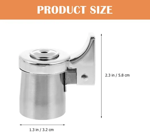 Miniatura 4 de DOITOOL Hervidor de té silbato de repuesto de acero inoxidable punta de boquilla de hervidor de agua hervidor de agua hervidor de agua tetera tetera