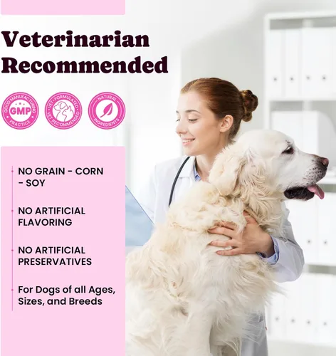 Miniatura 8 de Colágeno Premium para Perros y Gatos – 5 Tipos de Colágeno Alimentado con Hierba (I, II, III, V y X), Alivio Rápido de Alergias y Picazón