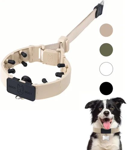 Miniatura 12 de SVD.PET Collar de punta para perro para entrenamiento sin tirones, hebilla de liberación rápida ajustable para perros pequeños, medianos y grandes
