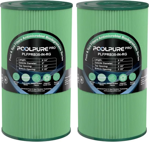 POOLPURE Filtros de spa PRB35-IN, compatibles con Pentair R173431, Pleatco PRB35-IN, Unicel C-4335, FC-2385, Waterway 817-3501, filtro de bañera de