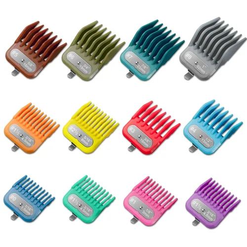 Miniatura 7 de Juego de protectores cortapelos extralargos compatibles con Andis Master, Oster Fast Feed, Andis AAC-1, GC, LCL, ML, PM-1, PM-2, PM-4, RCAC, RS-1