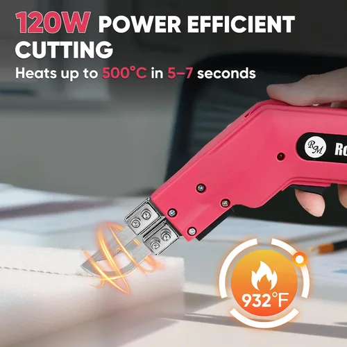 Miniatura 2 de ROMECH Foam Cutter Pro Cuchillo Eléctrico Caliente, Kit de Herramientas de Corte de Espuma de Poliestireno de 100W - con Estuche de Servicio Pesado