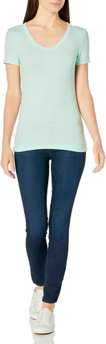 Miniatura 5 de Tienda Essentials - Camiseta de manga corta con cuello en V para mujer 2 piezas