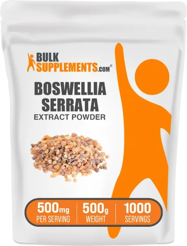 Miniatura 9 de BulkSupplements.com Extracto en Polvo de Boswellia Serrata - Suplemento de Boswellia, de Resina de Incienso - Vegano y Sin Gluten, 500mg por