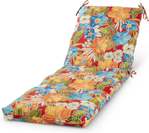 Miniatura 12 de Cojín reversible para silla de descanso para exteriores, color blanco tropical