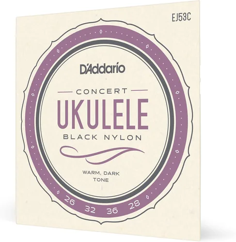 Miniatura 5 de D'Addario Cuerdas de ukelele soprano/concierto, fluorocarbono, EJ99SC, juego de 4 cuerdas, paquete de 1