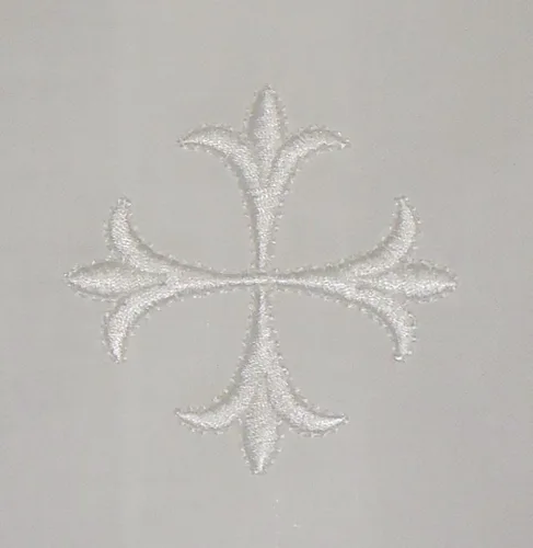 Miniatura 2 de Integrity Designs Bordado cruzado de tela de altar de lino blanco